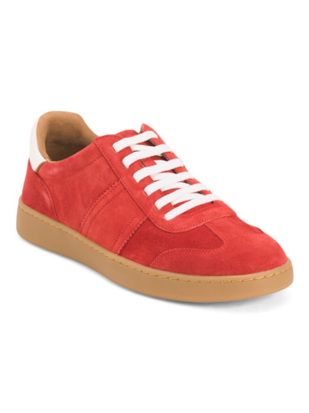ALLEN EDMONDS Men's Suede Ludlow Slip On Stretch Lace Sneakers